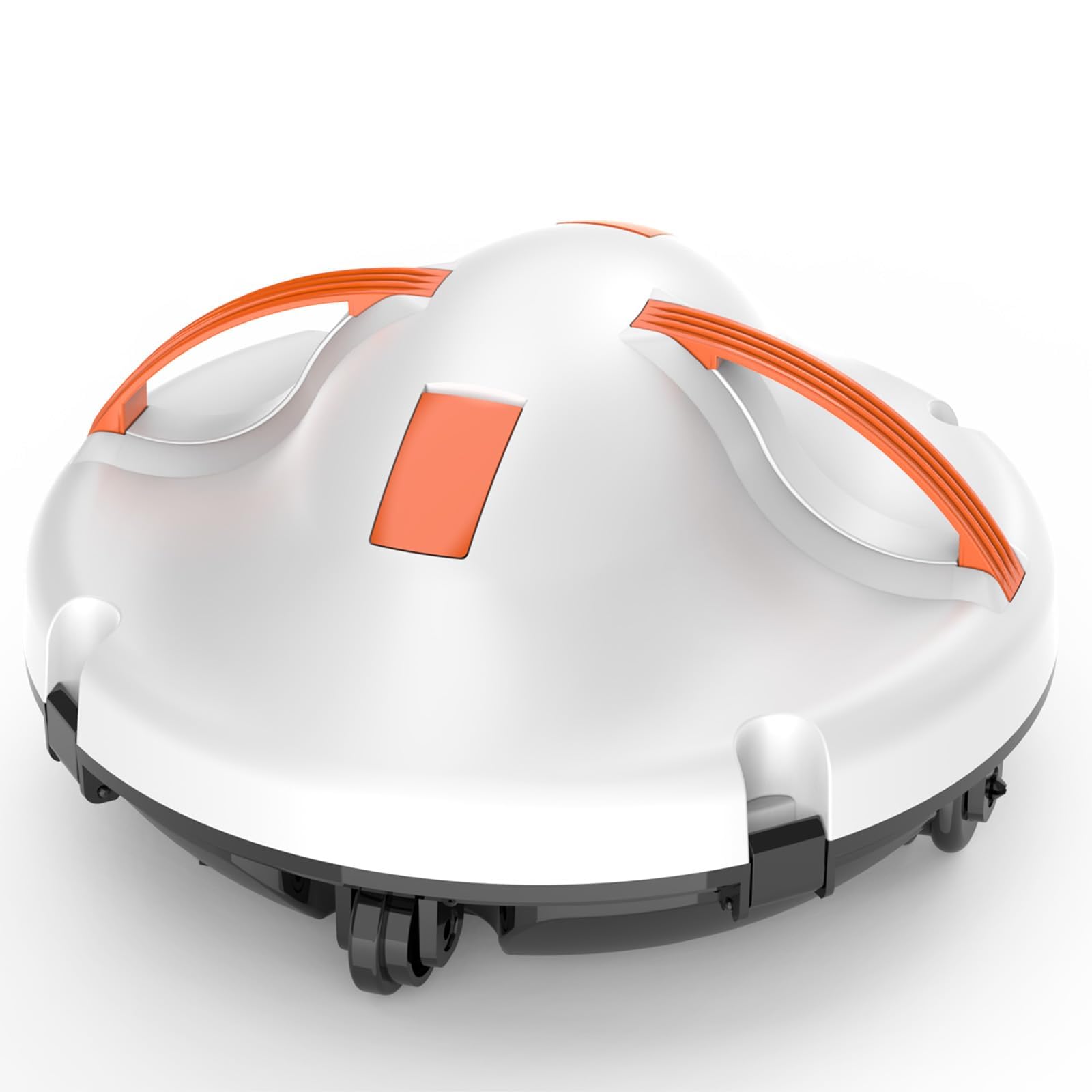 (2026) GAMPLAE Robot Piscine sans Fil, Aspirateur Piscine à Double Moteur Puissante Aspiration, 130 Minutes de Nettoyage, Auto-Stationnement, Robot Piscine Idéal pour Les Piscines Hors Sol 102㎡