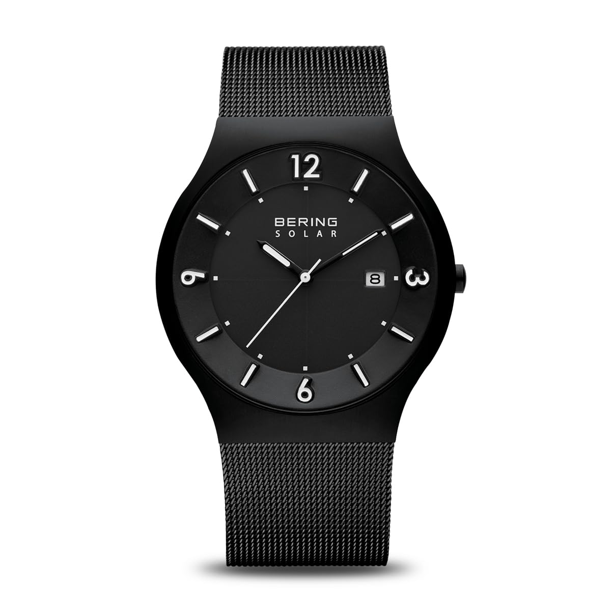 BERING Men's Watch Solar Movement - Solar Collection with Stainless Steel and Sapphire Glass 14440-XXX Wristwatches