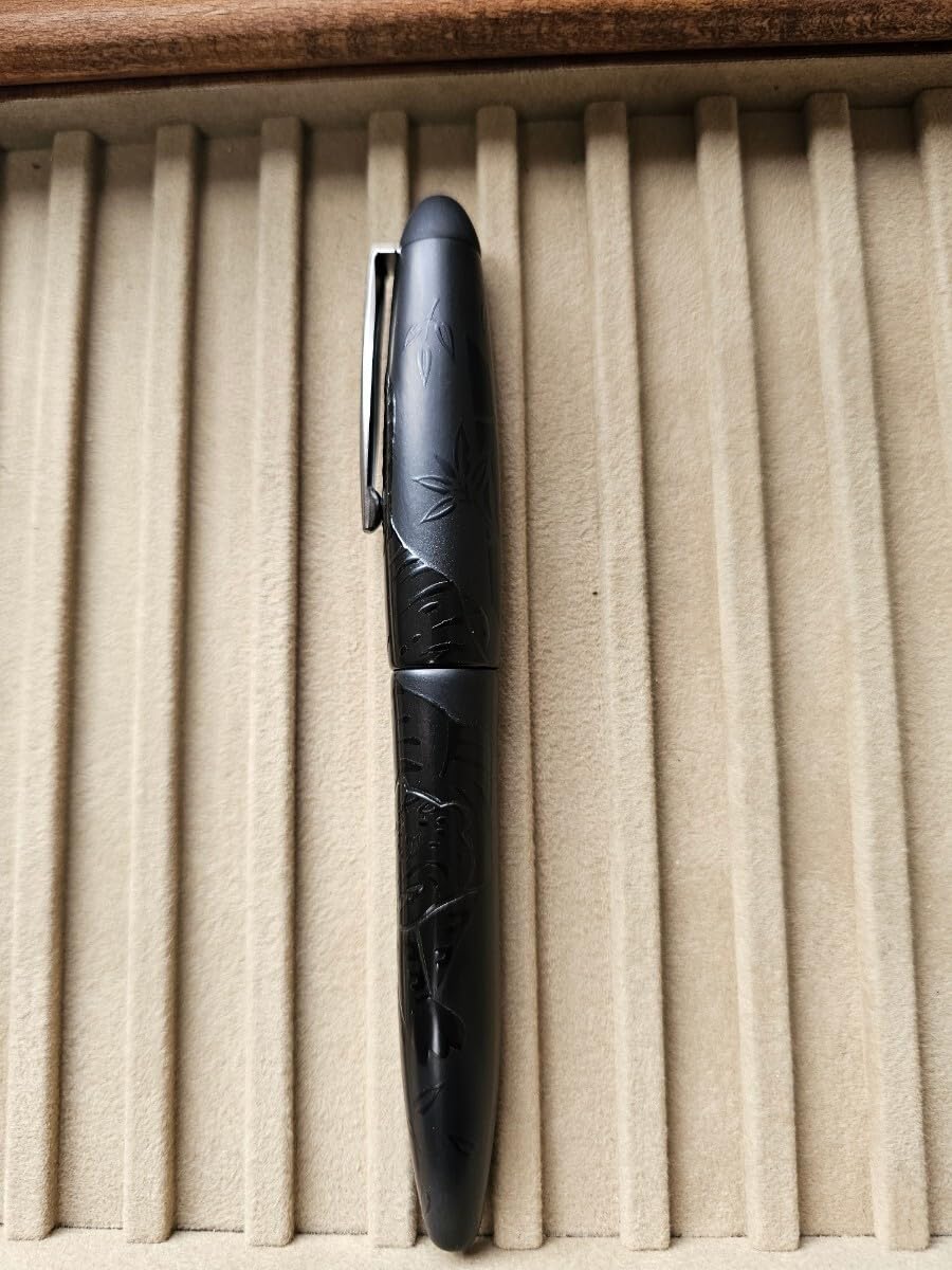 Amazon | プラチナ万年筆 出雲 炭粉高蒔絵 竹林群虎図 万年筆 中字PIZ  