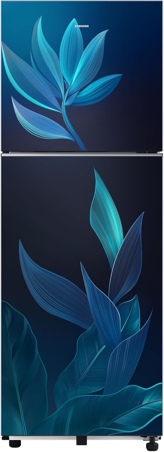 Samsung 236 L, 2 Star, Convertible, Digital Inverter Frost Free Double Door Refrigerator (RT40H28U2PBHL, Paradise Bloom Blue, 2026 Model)