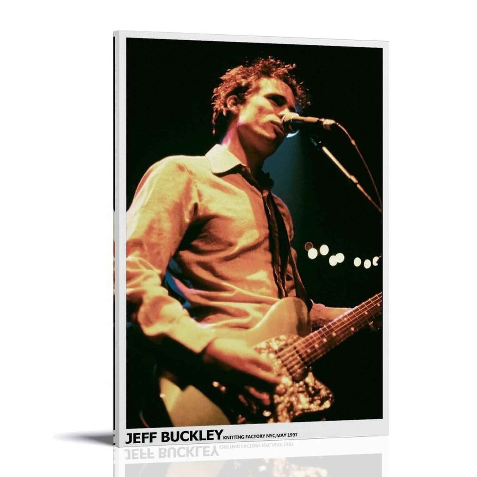 WHBAQ Jeff Poster Buckley Vintage Poster Canva Colourfast Wall Art Decorative Painting for Living Room Bedroom Home Decor 12x18inch(30x45cm) Frame-style