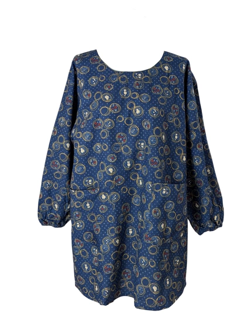 Indigo Cats Apron – Traditional Japanese Cotton