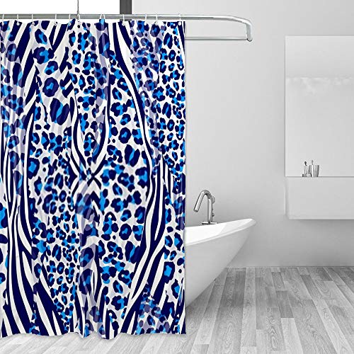 Rideau de douche zèbre haut de gamme en polyester épais Chehongg