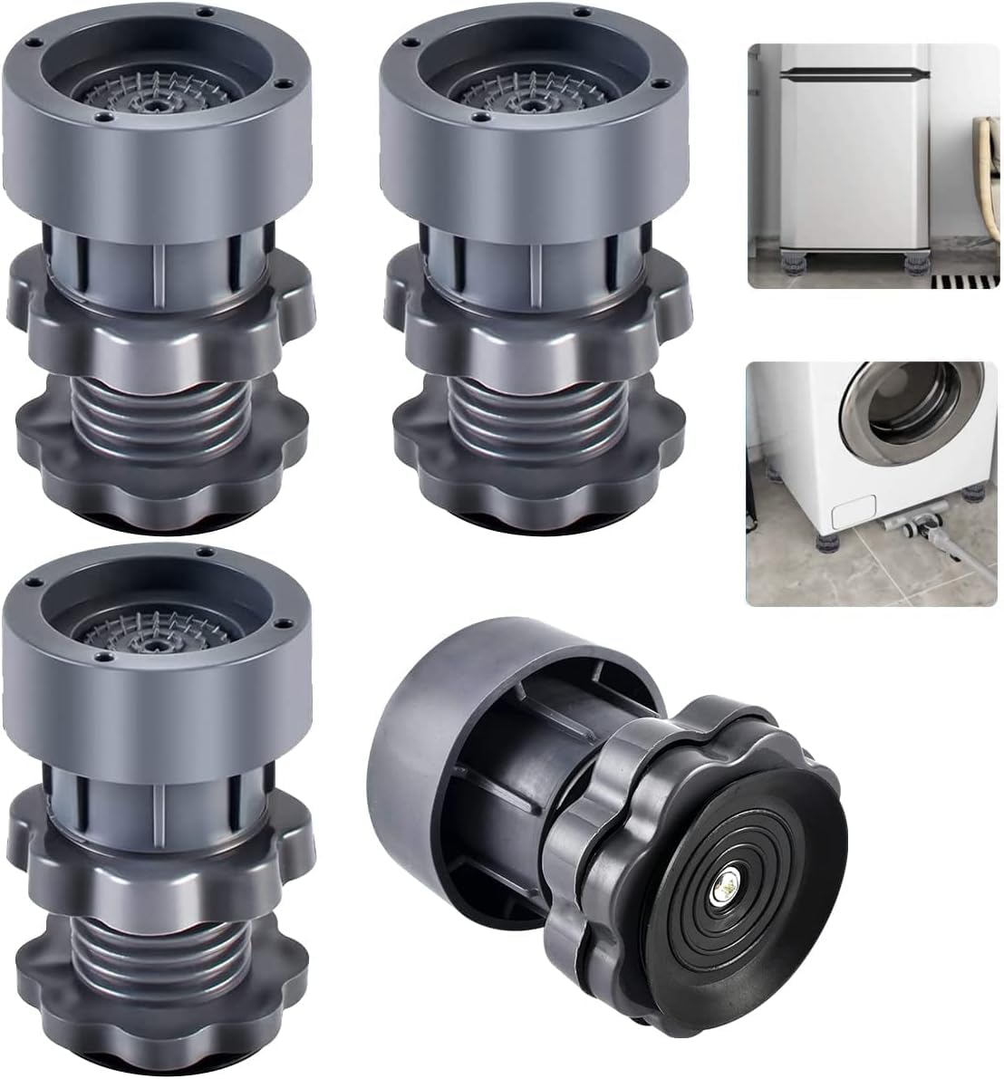 Emergity Height Adjustment Washing Machine Stand, Shock Absorber for Washing Machine, Anti Vibration Pads for Washing Machine, Washing Machine Foot Pad Rubber (B0DFYYG5QR) Amazon Price History, Amazon Price Tracker