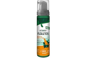 Vet's Best Flea & Tick Waterless Bath Foam for Dogs