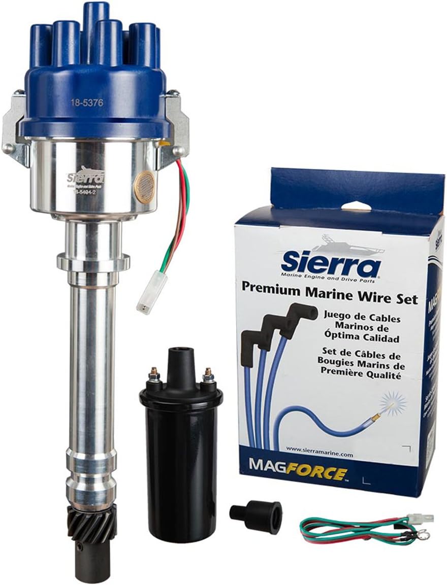Sierra International 18-5520 V-8 Sierra International Electronic Distributor Conversion Kit for Delco EST Distributors