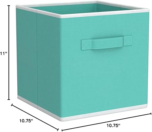 Miniatura 7 de Simple Houseware - Cesta en forma de cubo plegable de almacenamiento, paquete de 6