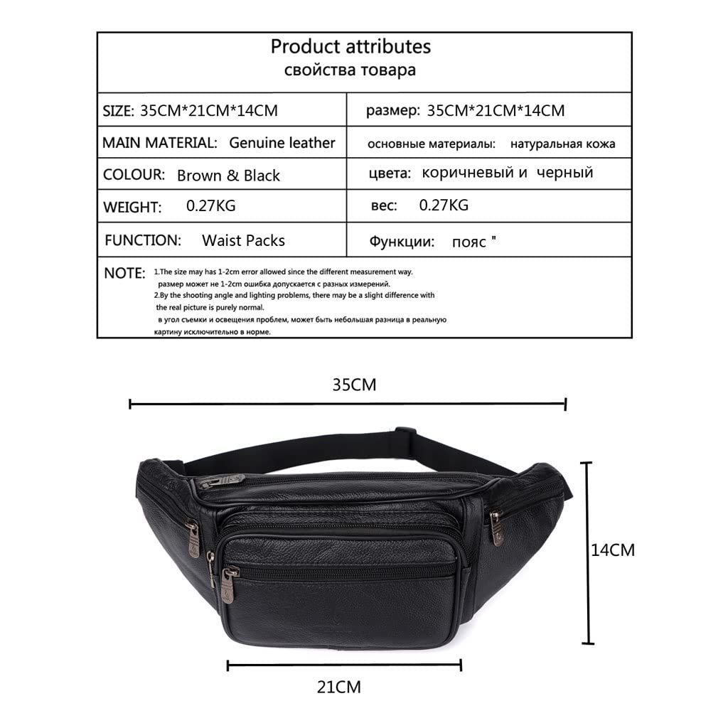 FMURY skórzana torba na talię męska opakowanie zabawny pasek męski łańcuszek na etui na telefon, Biała łata pięcioramienna gwiazda 4, 35cm*21cm*14cm
