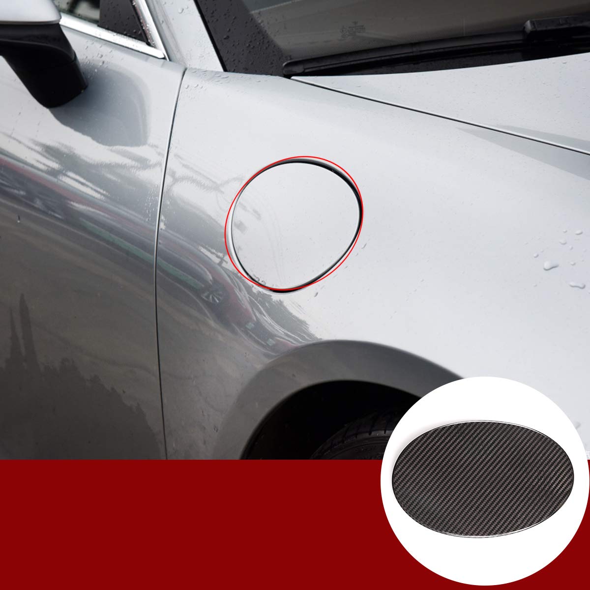 Bouchon de réservoir carbone véritable 911 2019 accessoires pour passionnés de circuit