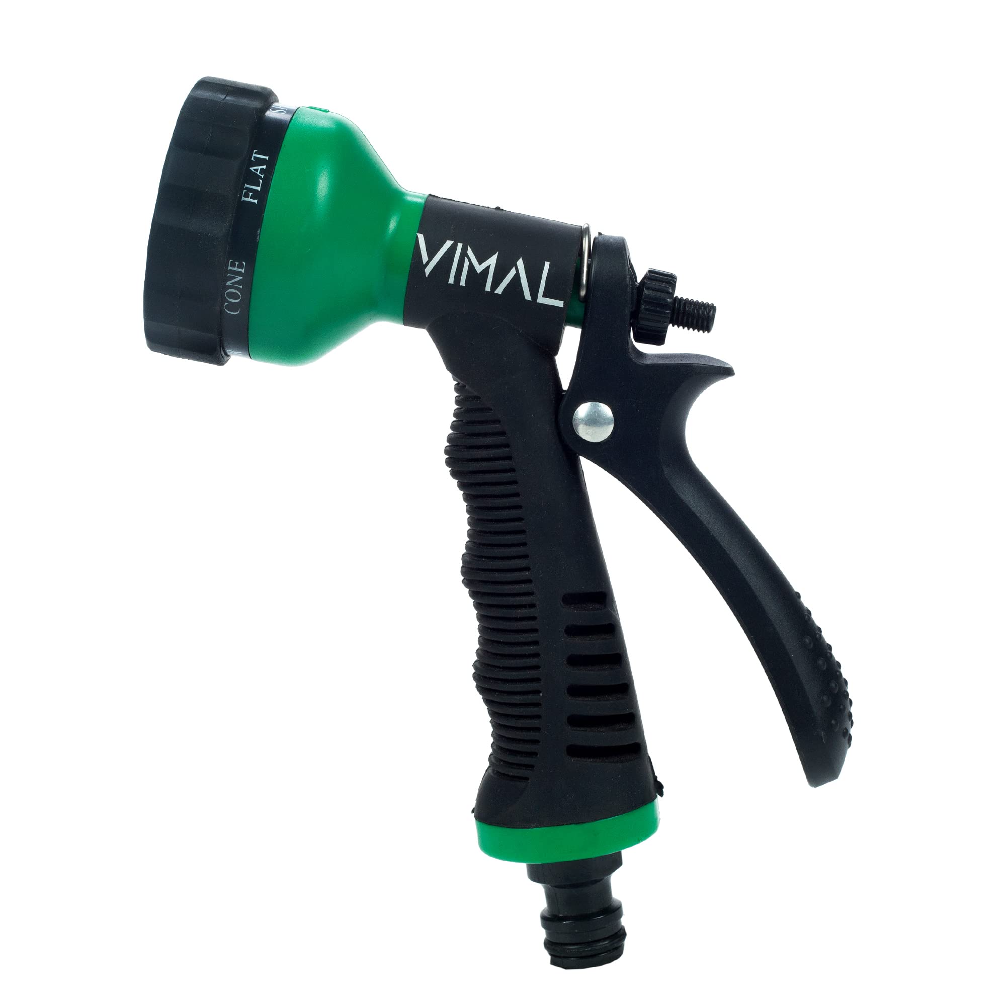 Vimal 6 Adjustable Pattern Garden Hose Nozzle Sprayer, High Pressure Watering for Hose for Car Wash Cleaning Floor Watering Lawn and Garden - Ideal for Washing Dogs & Pet – Green (B078N8TGV9) Amazon Price History, Amazon Price Tracker