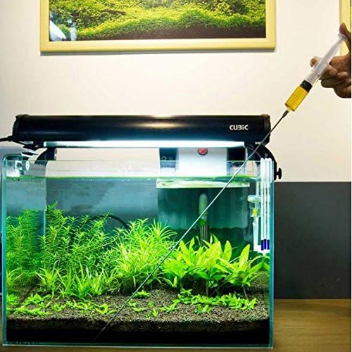 GRIVER Super Long Industrial Syringes with 14 Gauge 20 Inch Luer Lock Needle Tip,Ideal for Aquarium Planting (1, Needle Length of 20-Inch)