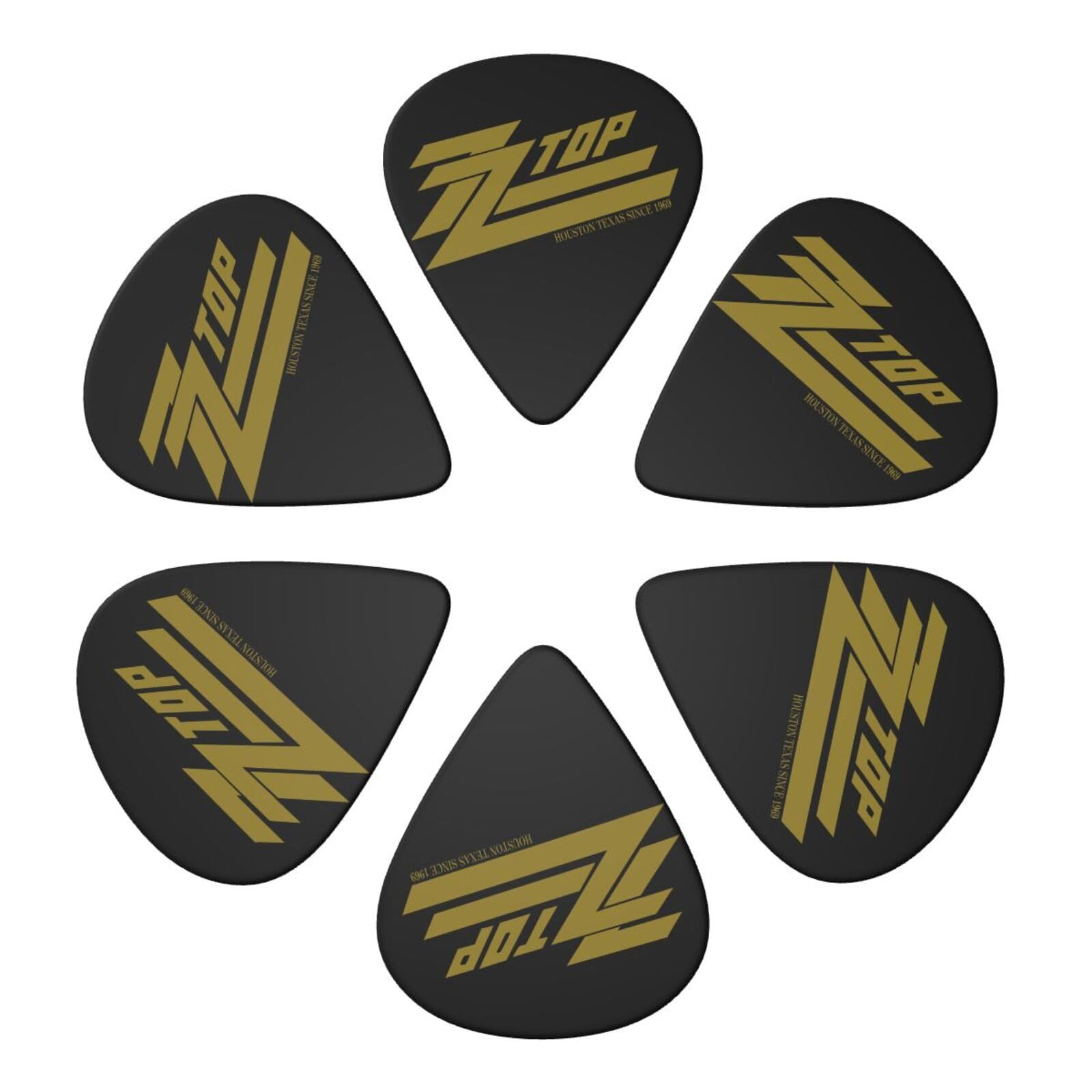 Amazon | ZZ TOP ZZトップ ギターピック 6本セット 3種厚み 超軽量