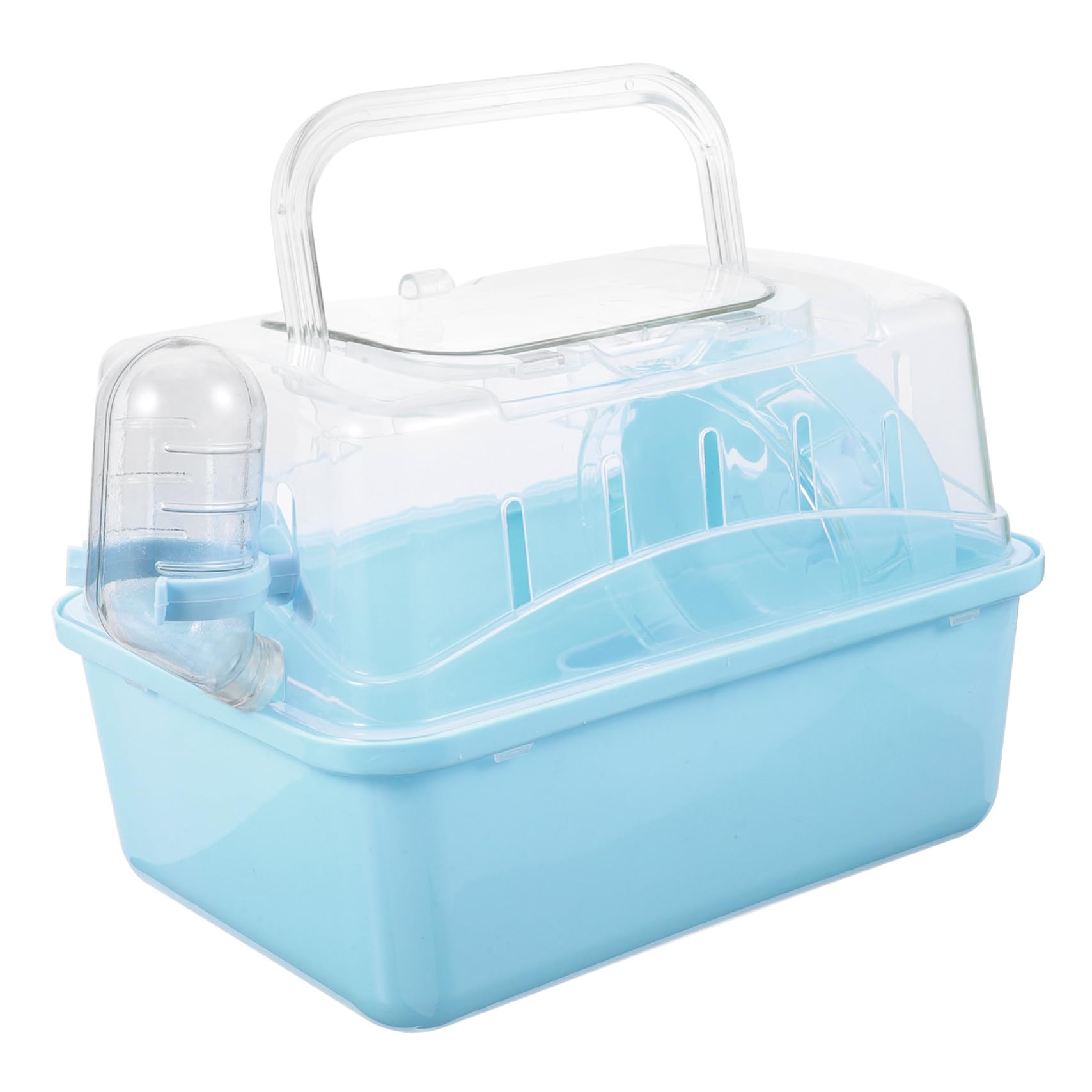 BESTonZON Hamster Cage Large Sunroof Pet Carrier for Outdoor Adventures Portable Cage for Small Animals