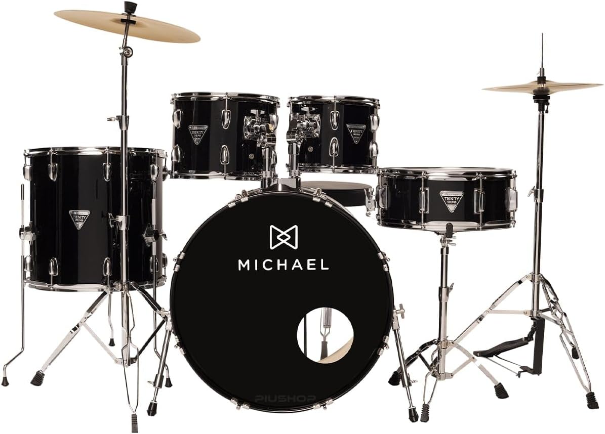 Bateria Acústica Michael Trinity DMT222 BK Bateria Acústica Michael Trinity DMT222 BK