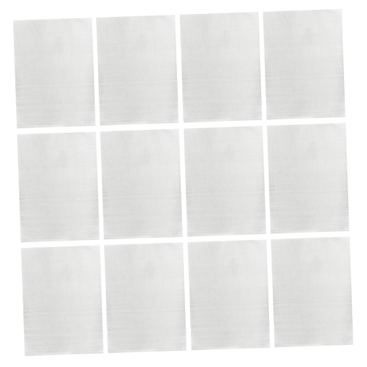 Alipis Stainless Steel Mesh Patch 12pcs Car Bumper Repair Kit Window Screen Repair Mesh Reinforcement for Automotive Bumper