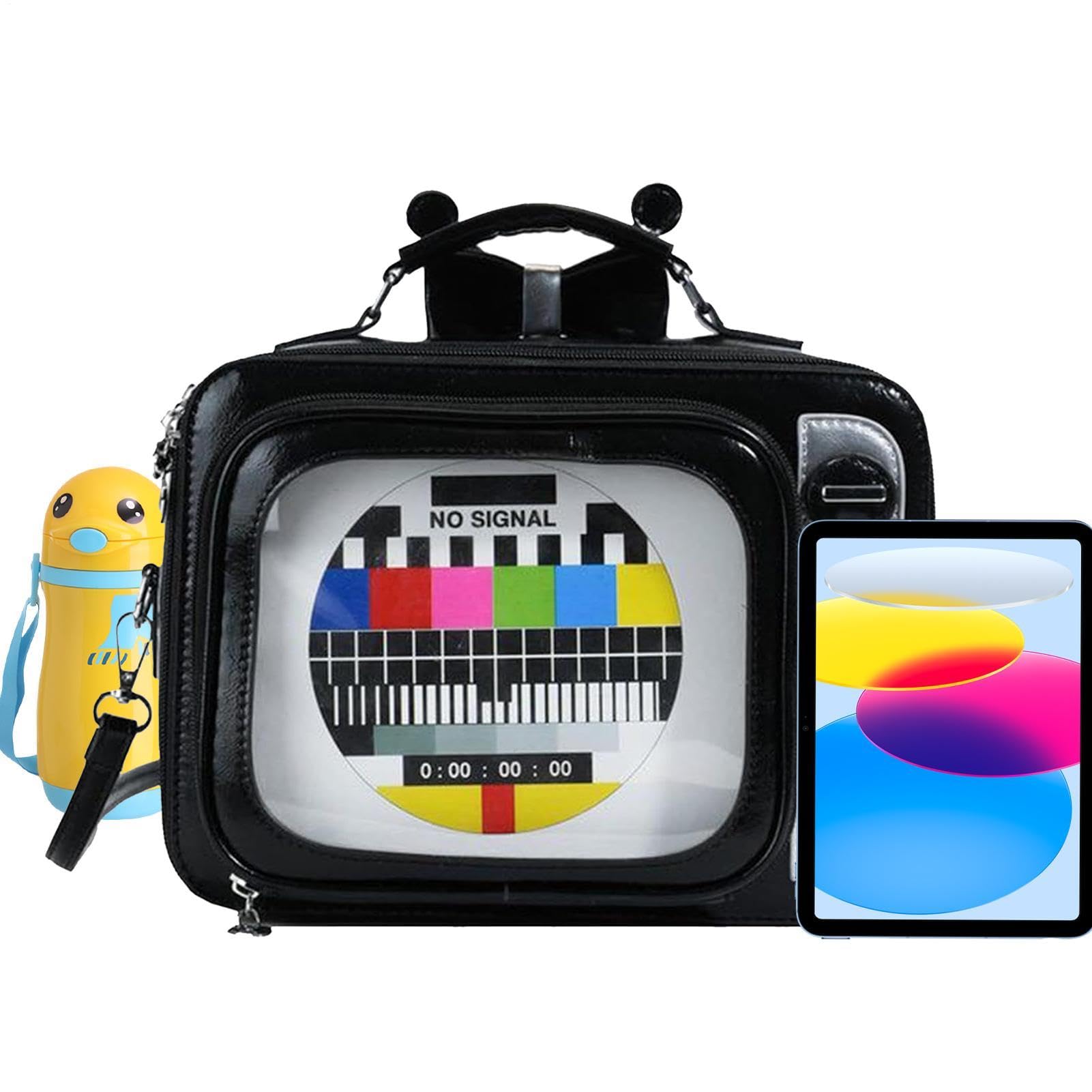 Generico Zaino Scuola Borsa Satchel Elegante Portatile