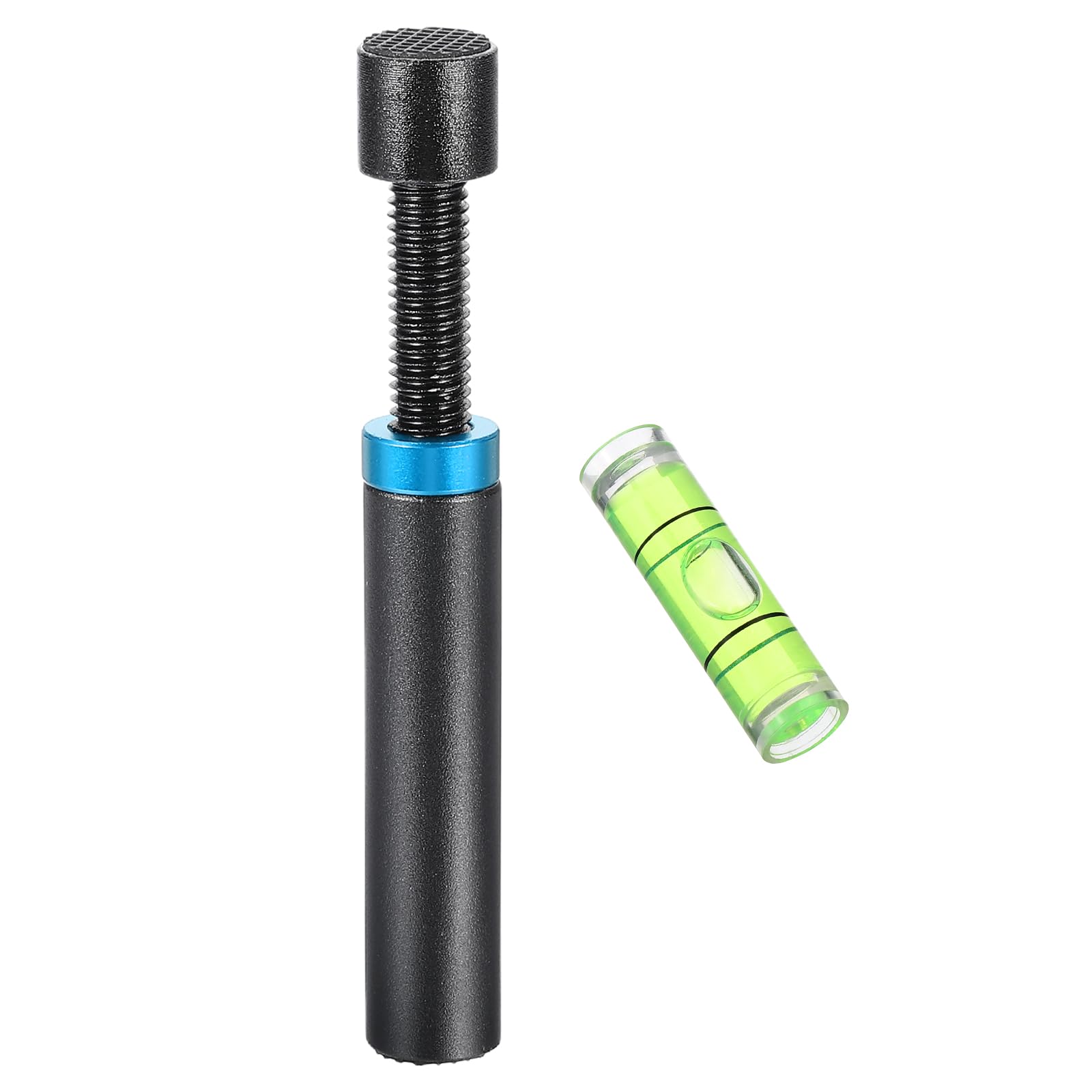 – PATIKIL 74-120mm GPU Support Bracket, Graphics Card GPU Stand Brace Video Card Holder with Magnet with Bubble Spirit Level for Home Office Internet Cafes, Black Blue