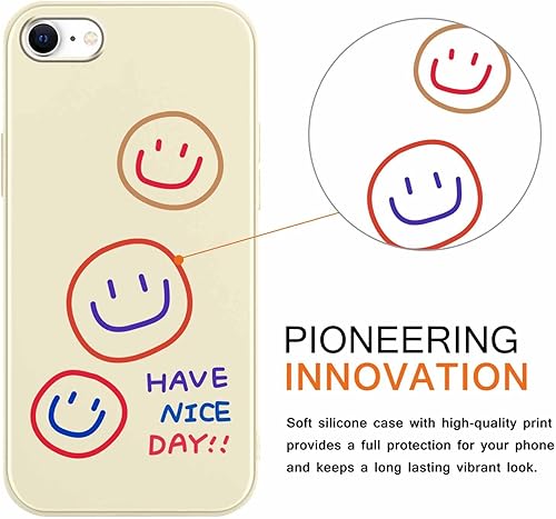 Miniatura 3 de RUMDEY Paquete de 2 fundas de teléfono para Apple iPhone 78SE 2020  SE 2022 de 4.7 pulgadas, silicona suave y delgada a prueba de golpes TPU con