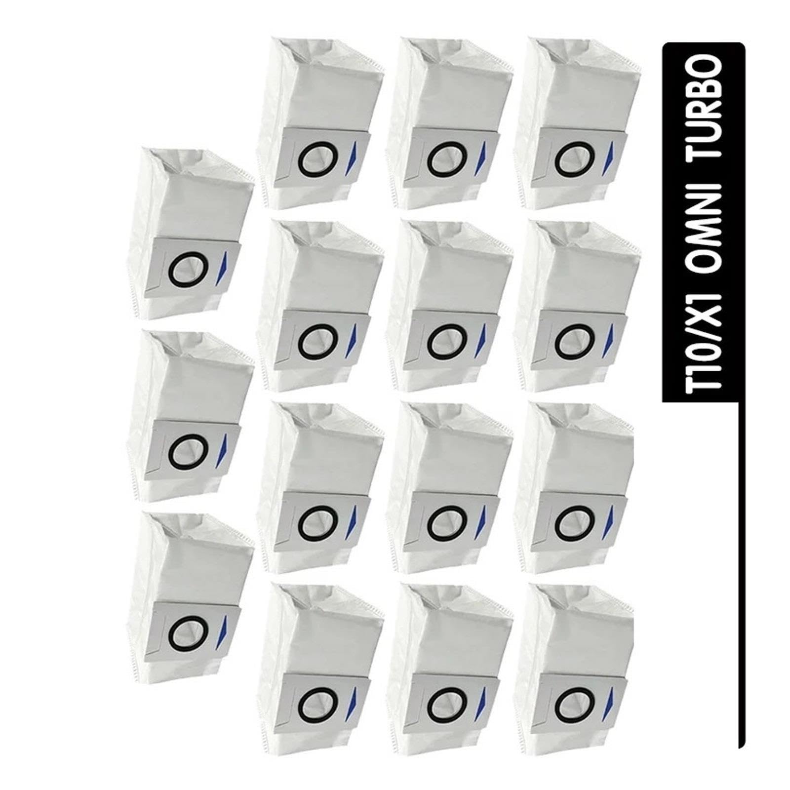 Bolsa for Polvo, Compatible Con Deebot,T20,Compatible Con OMNI,T20 T20 Max T20 Pro X1 X1 TURBO T10 TURBO, Accesorios De Paño De Mopa(15pcs)