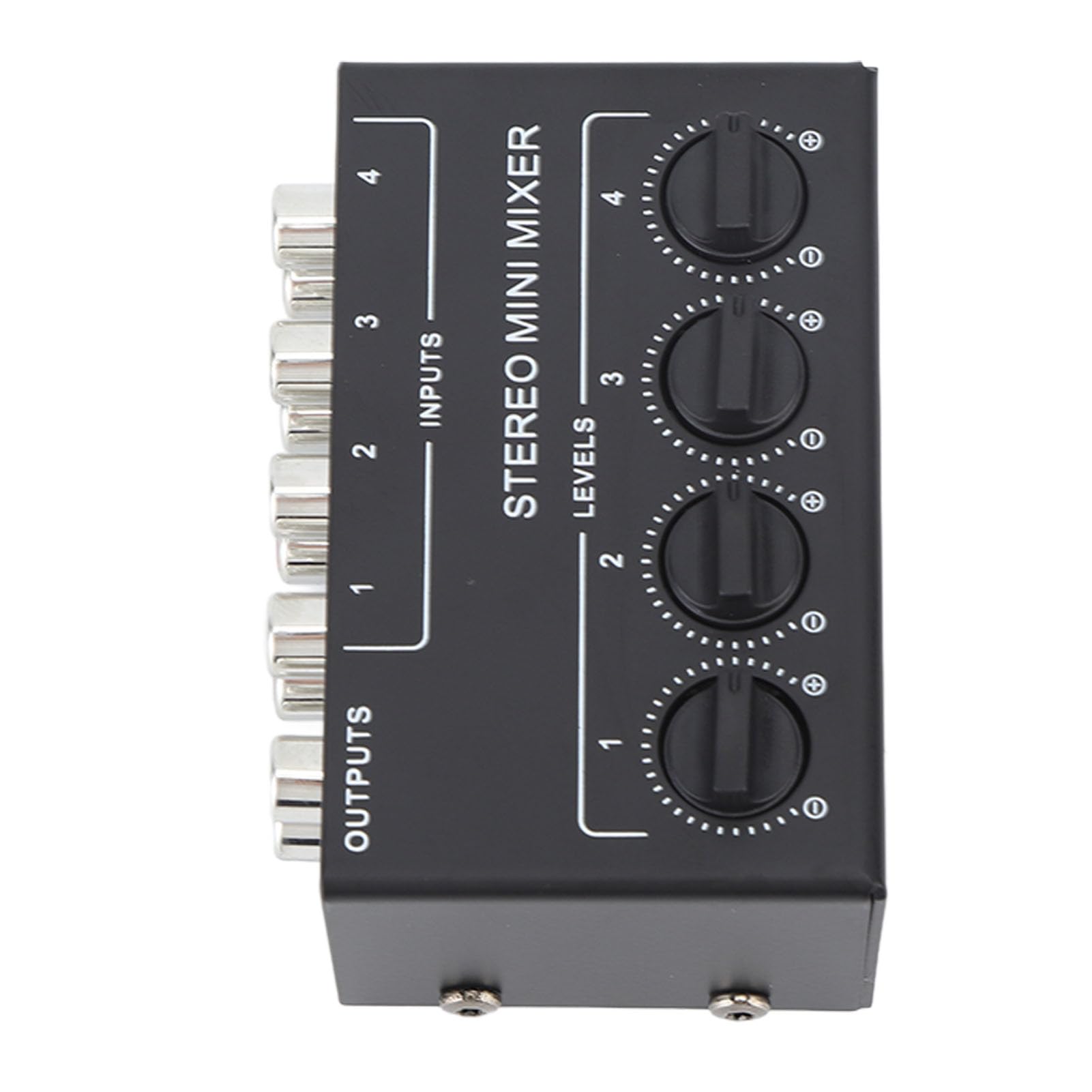 Mini Mixer Audio Portatile, Metal Shell CX400 Mini Mixer Stereo Passivo Alta qualità del Suono per unità a Nastro per Computer