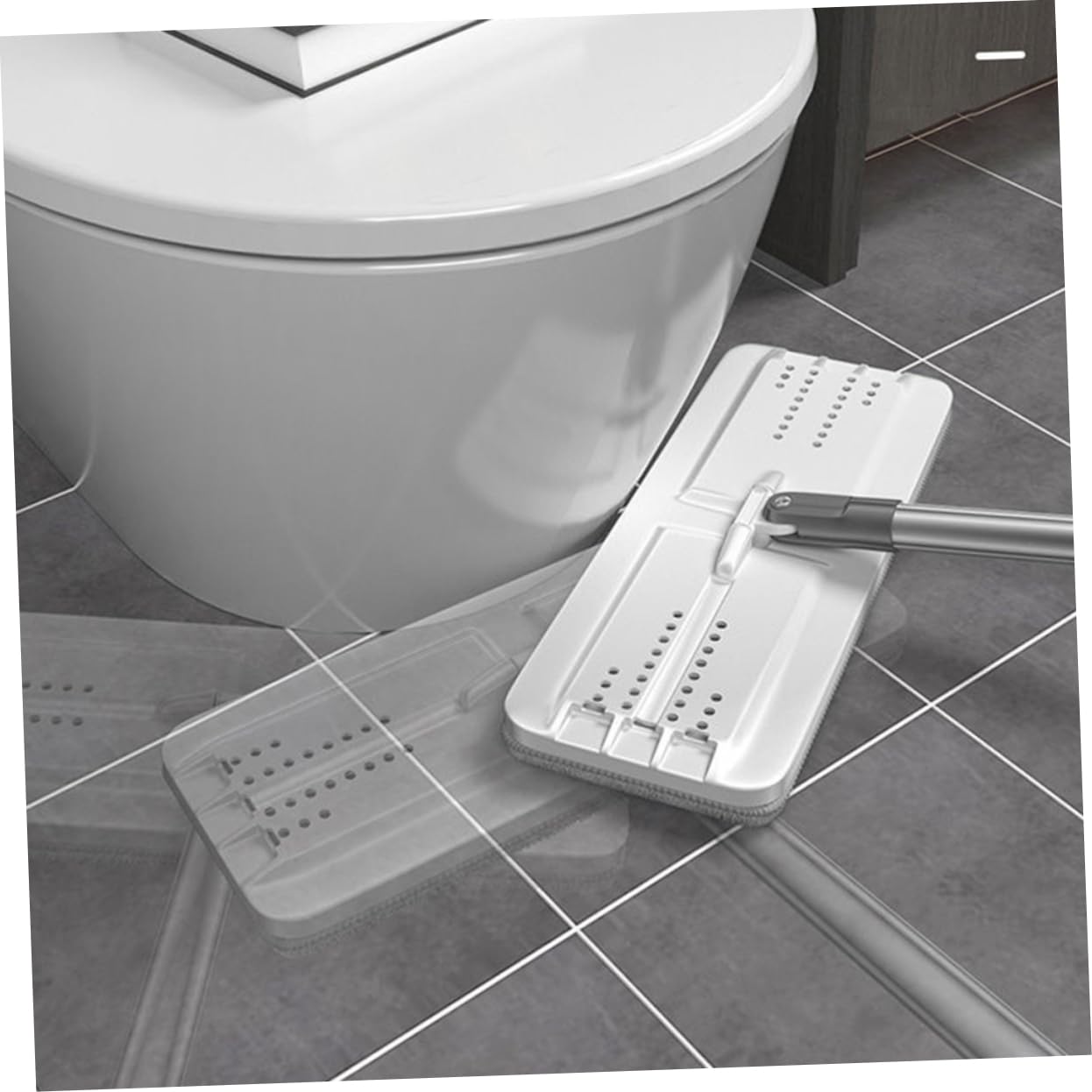 Cabilock 1 Juego Fregar Trapeadores De Piso Fregona Plana Fregona Seca De Piso Fregona De Limpieza del Hogar Trapeador De Polvo De Mano Plumero Acero Inoxidable Accesorios Familiar