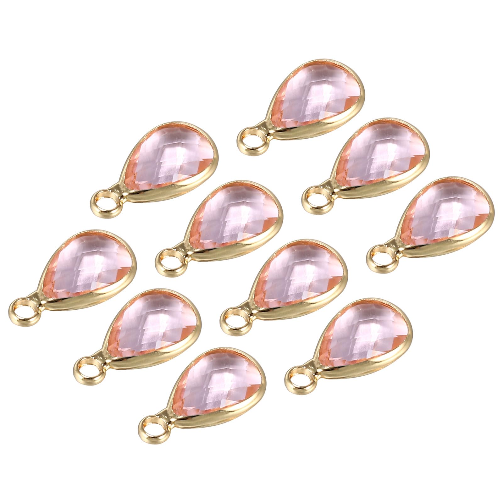 PATIKIL Birthstone Charm Beads Drop Pendant, Handmade Birthstone for Personalized Earrings Bracelet Necklace