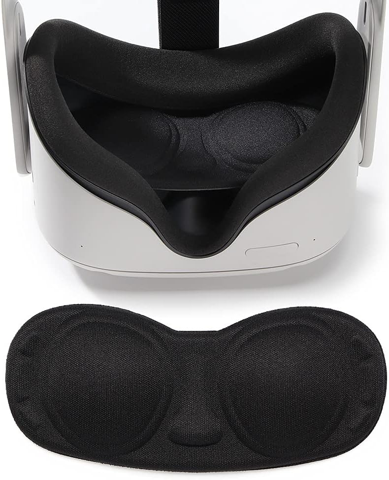 Dustproof VR Lens Cover Protector for Quest 2 Anti Scratch Lens Protective Cover Cap - 2Pcs