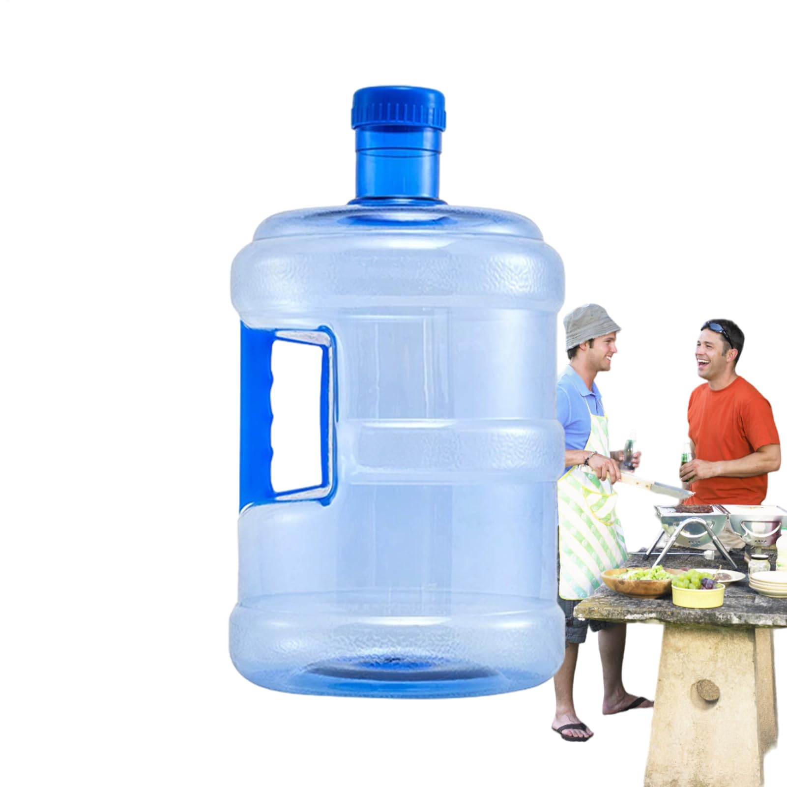 Generico Contenitore Acqua per Campeggio - Contenitore d'Acqua Trasportabile con Maniglia,Boccione Multiuso per Picnic Spiaggia BBQ Giardino Escursioni