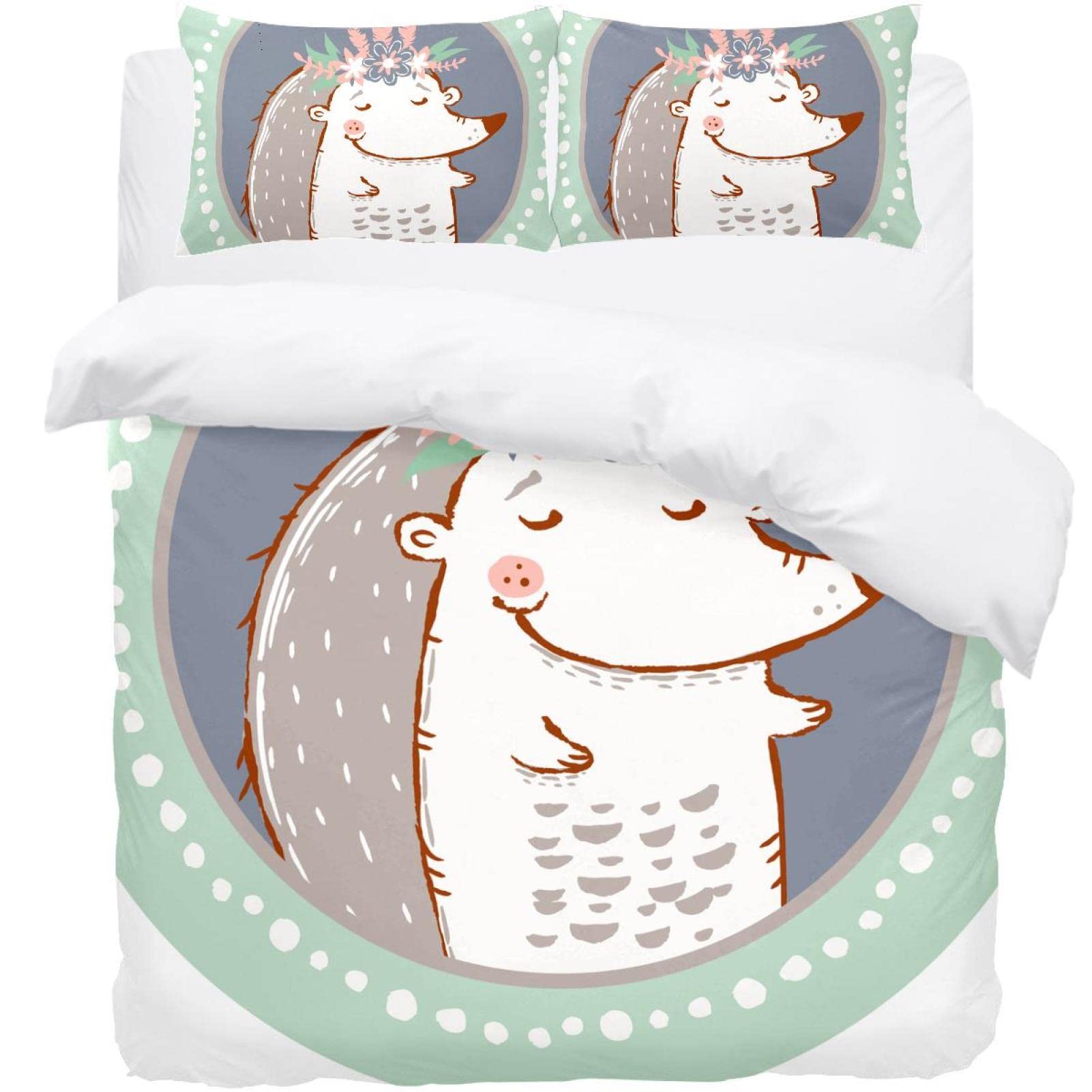 Housse de couette douce hérisson pour peaux sensibles et amateurs de literie saine
