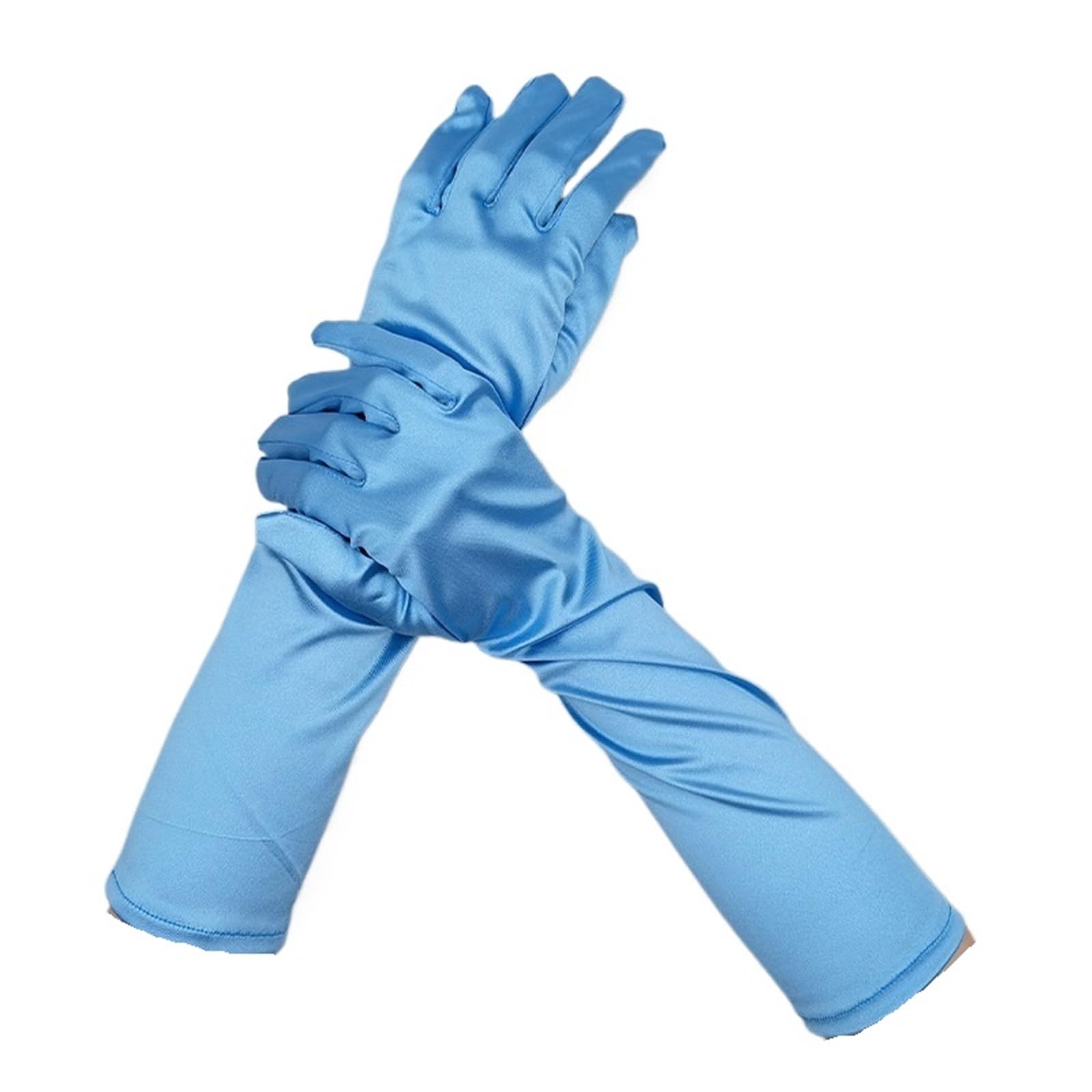 38 CM Satin Lange Satinhandschuhe Für Hochzeiten Und Bankette