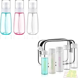 Cosywell Fine Mist Spray Bottle TSA Approved Travel Bottles for Toiletries