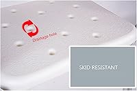 Vista 5 de Bath Bench, Heavy Duty Shower Stool Aluminium Adjustable Length Bathroom Seat Suitable for Bathtubs with an Opening Width of 23-29 Inches, Plastic