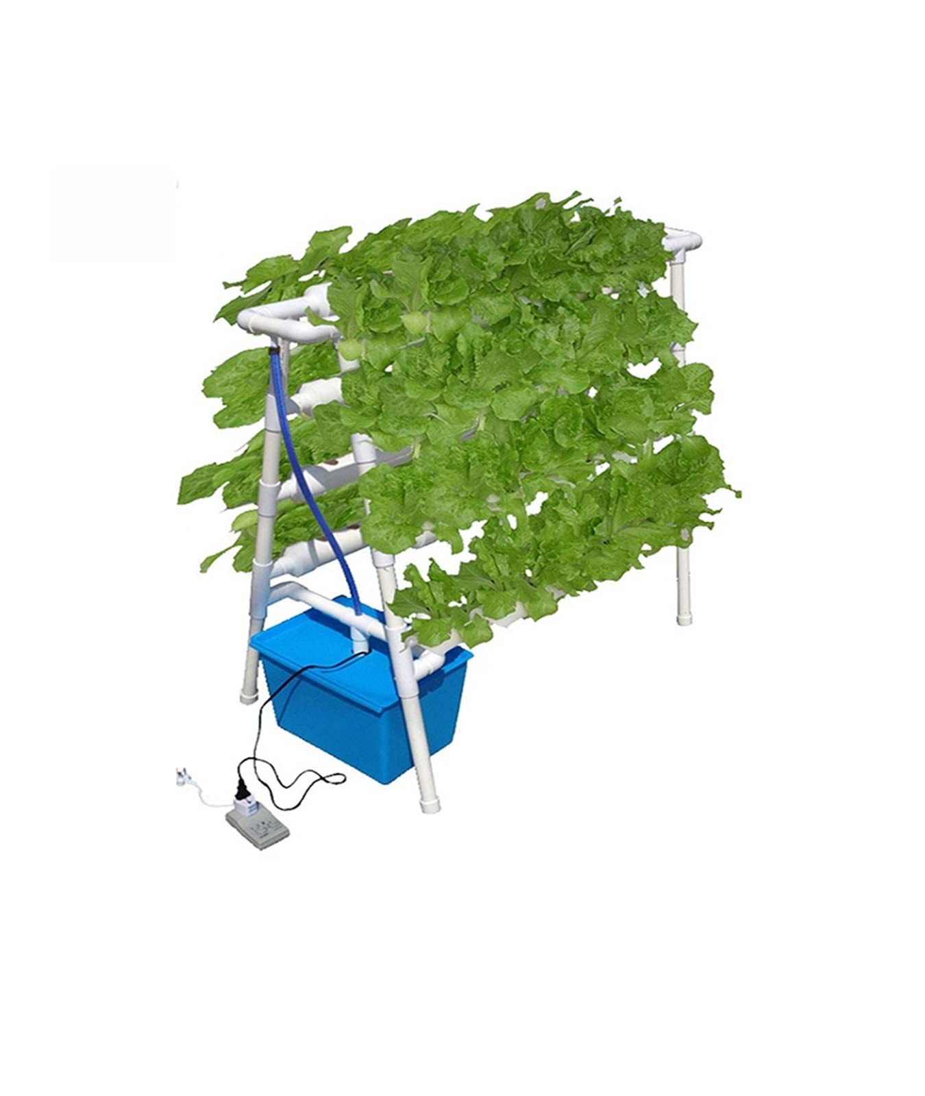 Kit de sistema de cultivo hidropónico, de cultivo hidropónico, kit de jardín, equipo agrícola, tubería de PVC, de cultivo hidropónico vertical, plantador de invernadero familiar para el cuidado y rieg