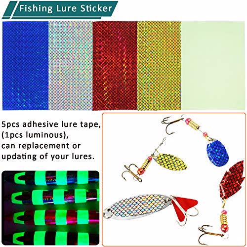 Fishing Lures Making Kit - Fishing Spoons Rig Spinner Bait Lures Making Kit Diy Fishing Lures Set Fishing Gifts #TOP4
