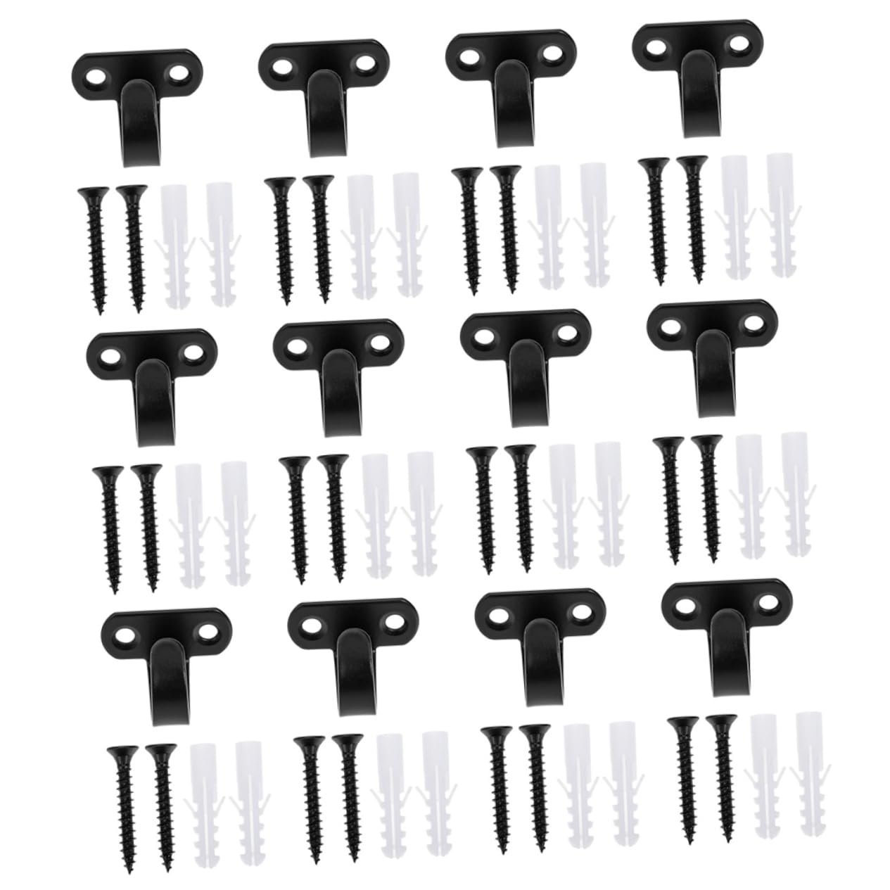 DOITOOL 5 Juegos Gancho De Techo Ganchos Resistentes Planta Gancho Ganchos Montados En La Pared Percha Montada En La Pared Colgador De Techo Acero Inoxidable Silver 14 Piezas X 5