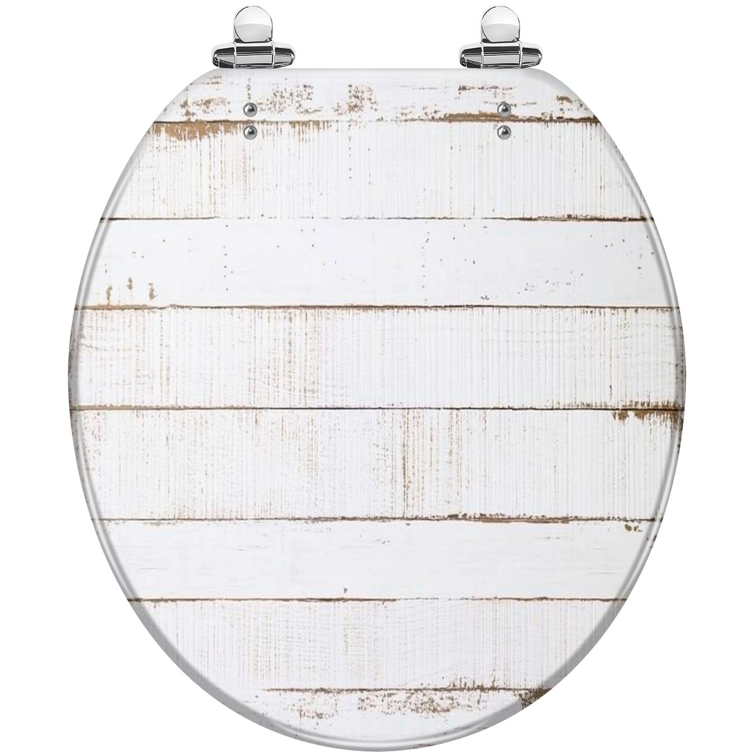 Tazyyzuu Multi8 Luxury Green Gold Marble Elongated Toilet Seat 3D Resin Slow Close Lid Quick-Release Hinges Easy Clean(,16.5X14.5)
