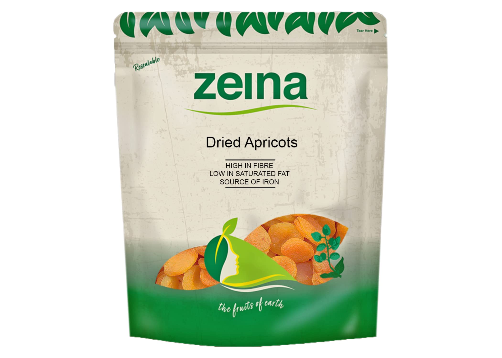 Buy Zeina Dried Apricots with Natural Source of Iron & High in Fibre