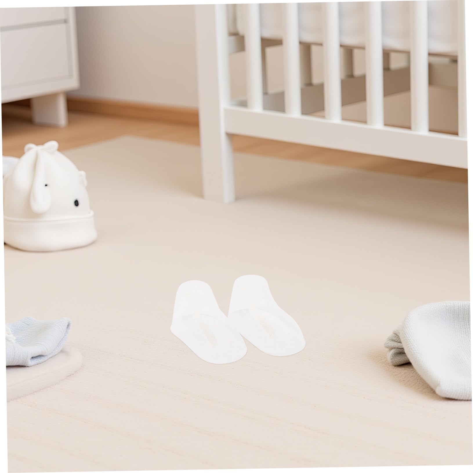 100 Stück Durchsichtige Kunststoff Babyfüße Schuh Präsentationsständer für Kleinkinderschuhe Stabiles Pvc Material Kleiner und Stilvolles Design für Babysocken