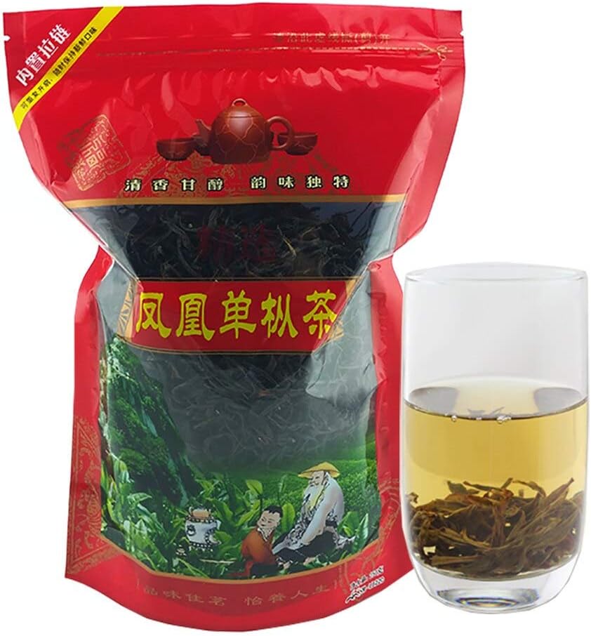 FullChea - Dan Cong - Wu Dong Oolong Tea Loose Leaf - Phoenix Tea Mountain Oolong - Health Tea (17.6oz/ 500g)