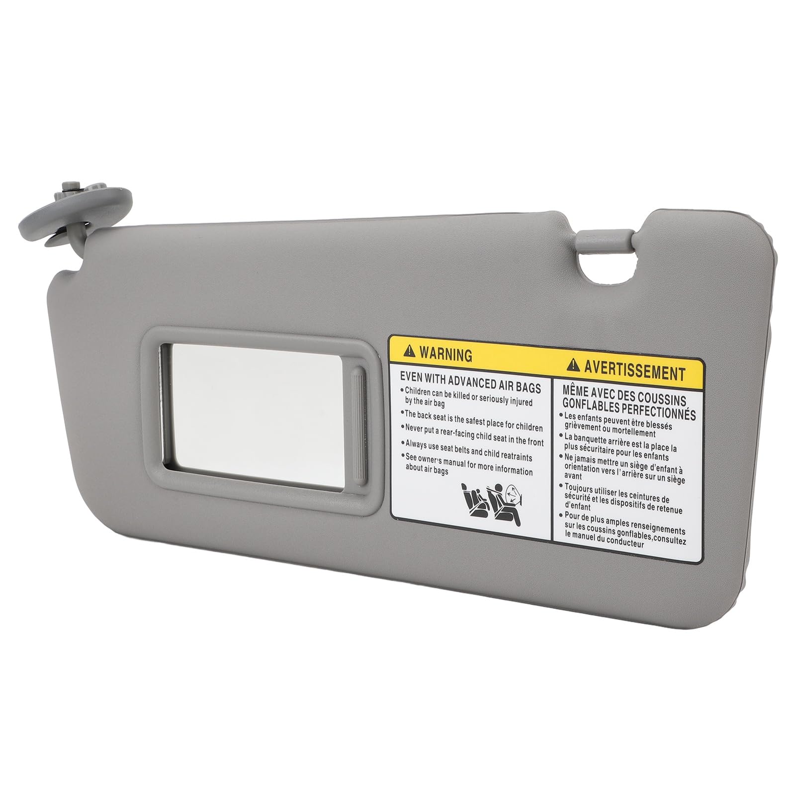 Protège-soleil avec miroir de maquillage, côté conducteur gauche, pare-soleil multifonctionnel compatible avec RAV4 de 2004 à 2005, conçu pour les modèles RAV4