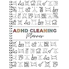 ADHD Cleaning Planner, Bundle Household Cleaning Schedule and Checklist Management (A)