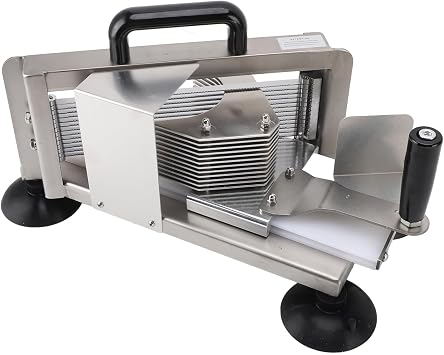 PUSOKEI Tomato Cutter, Tomato Slicing Machine Stainless Steel Compact for Vegetable for Fruit 3/16