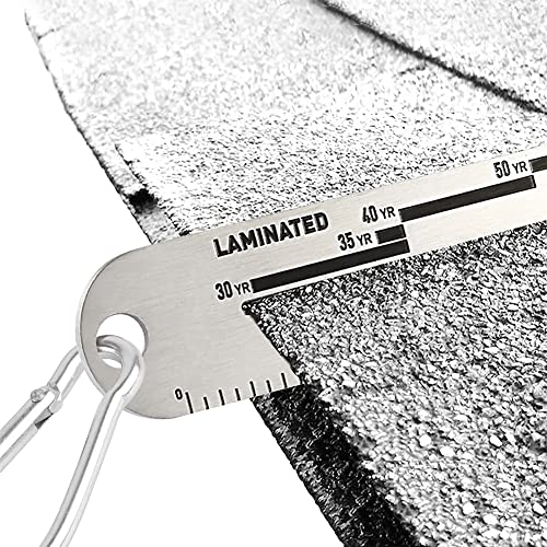 Cupsofu 4/09 Shingle Gauge, Shingle Gauge with Carabiner, Roof Shingles