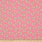 Disney Muppets Miss Piggy Pink, Quilting Fabric by the Yard