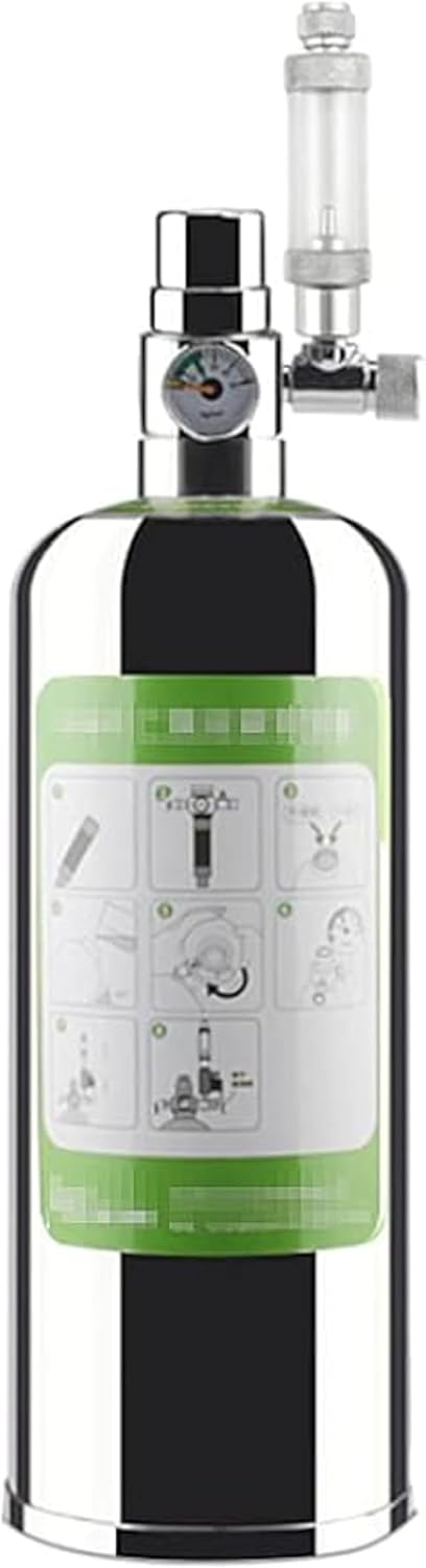 1L/2L/5LアクアリウムCO2ジェネレーターシステムキットCO2ステンレス