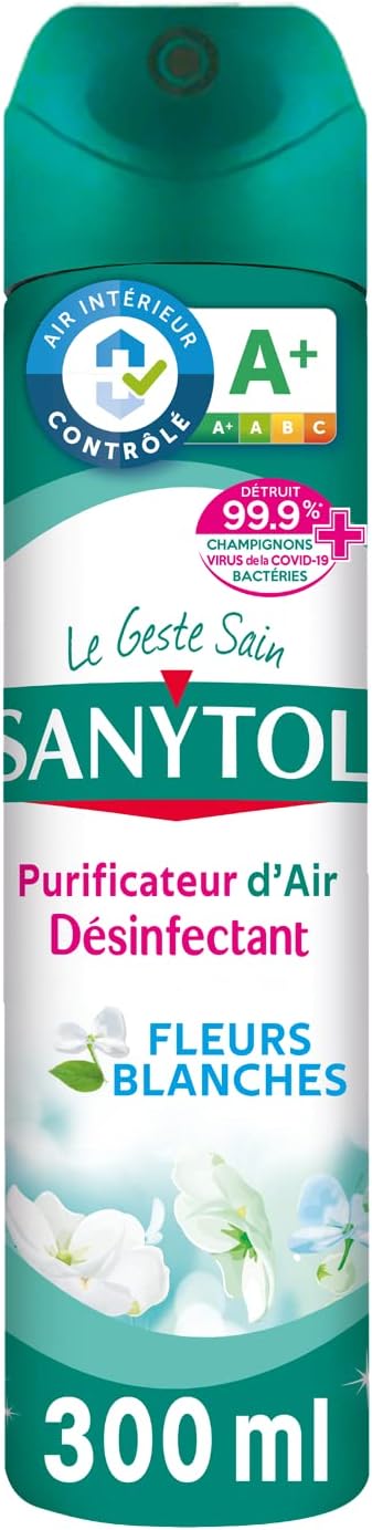 SANYTOL33639440 Deodorising Disinfectant Fresh Flowers White 300 ml