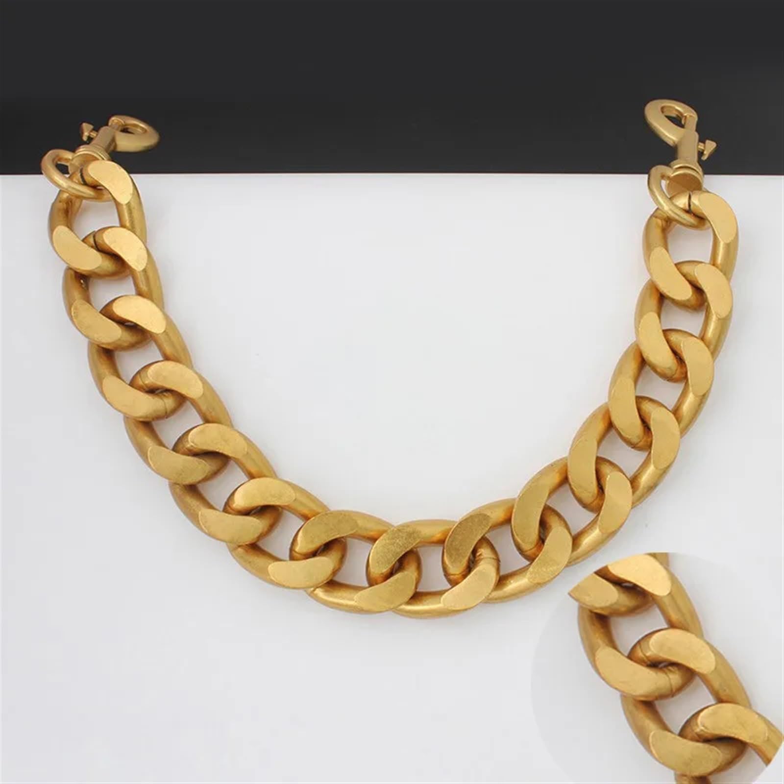 Cadenas para Bolsos DIY, Bolso de Metal de aleación Gruesa y Pesada, asa for Bolso, Cadenas, dijes, Correas, Accesorios de Repuesto for Bolso, decoración(120cm Length)