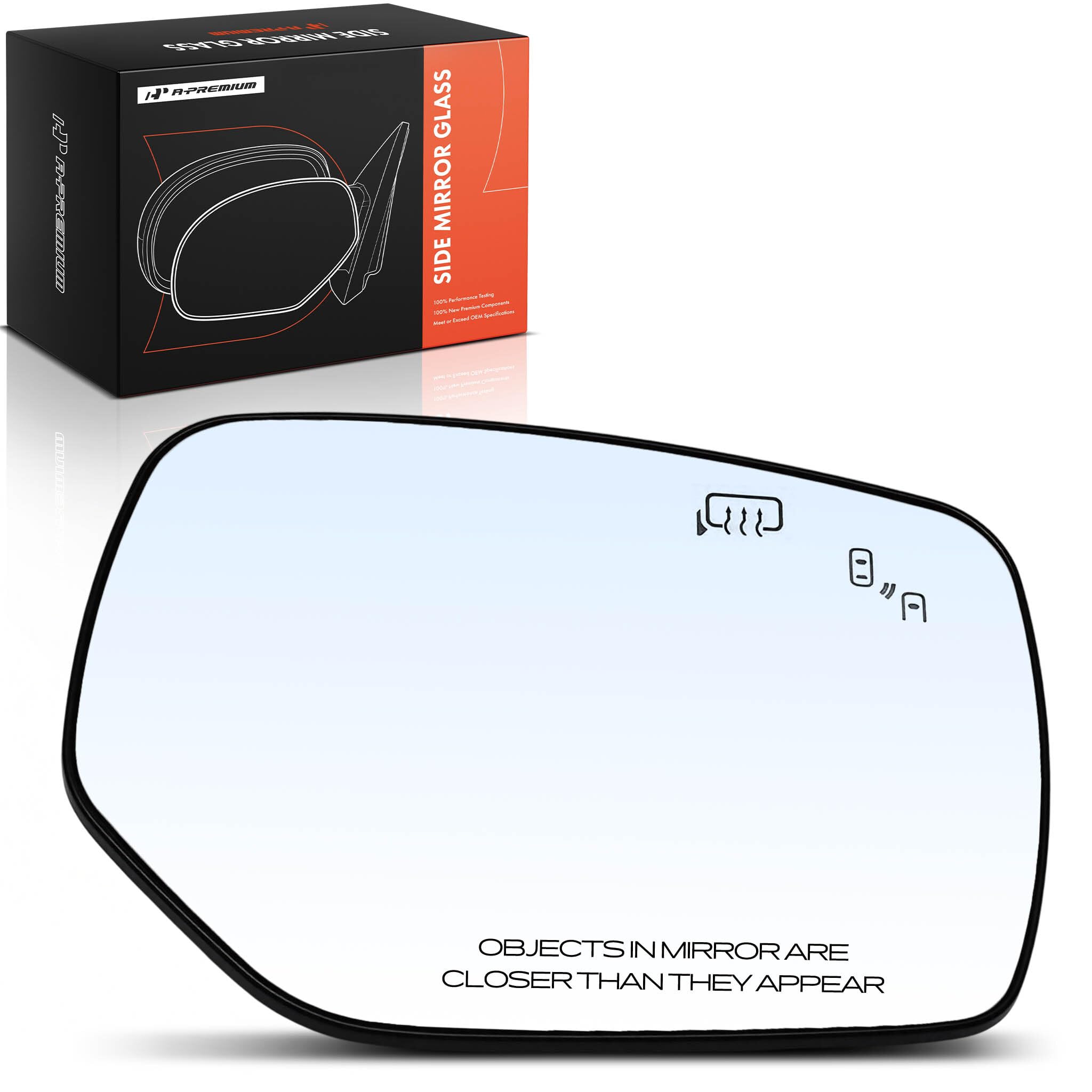 Amazon.com: A-Premium Right Passenger Side Heated Mirror Glass