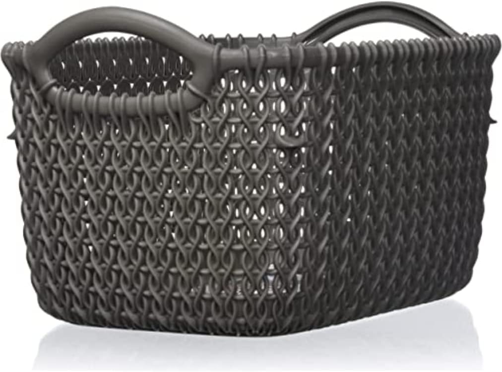 Curver Basket Rectangular Knit 9,76x6,89x5,43in in Harvest