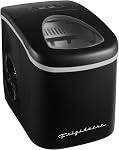 Frigidaire Machine à glaçons Compact de comptoir, 26 par jour- 11.6" D x 11.4" W x 8.7" H (Noir)